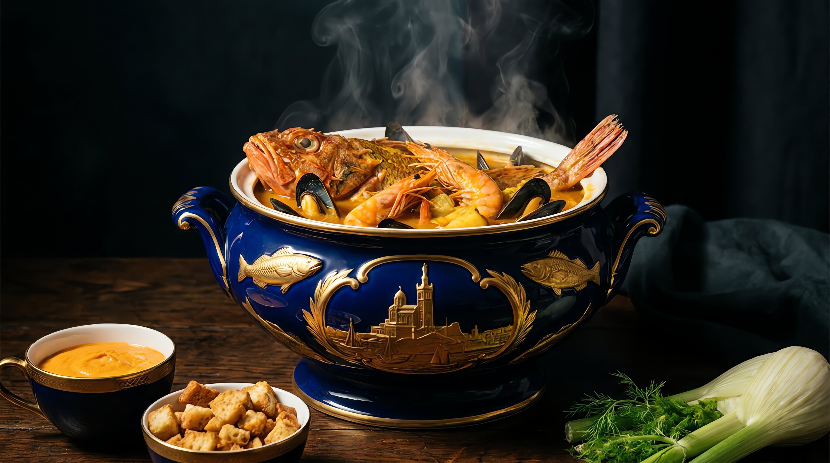 Bouillabaisse art de la table